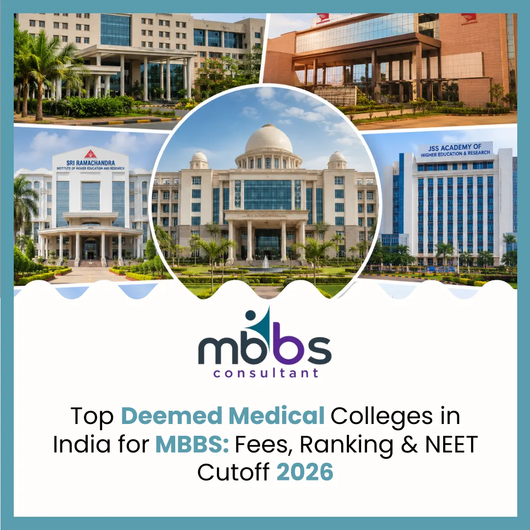 Top Deemed Medical Colleges in India for MBBS: Fees, Ranking & NEET Cutoff 2026