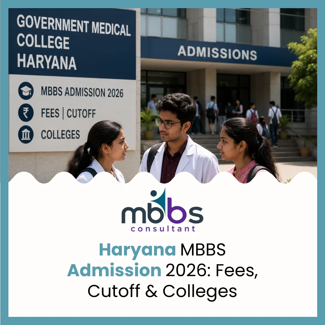MBBS Admission in Haryana 2026: Complete Counselling Process, Fees, Cutoff & College List