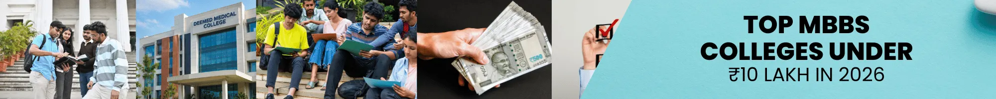 Top MBBS Colleges Under ₹10 Lakh Fees in India