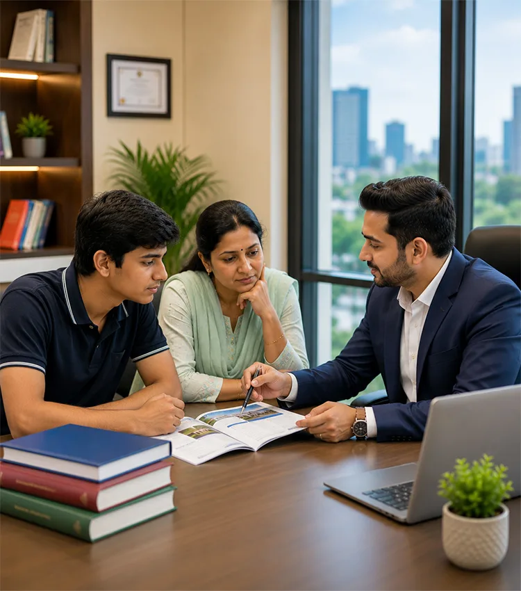 NEET counselling session with an MBBS admission consultant in Delhi