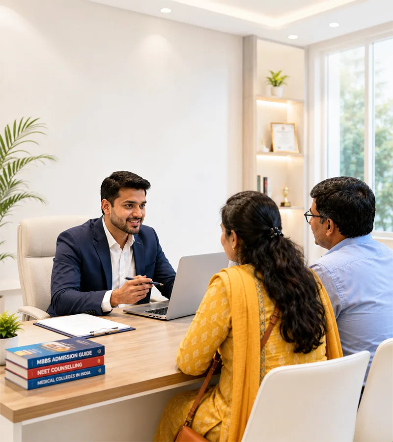 MBBS admission consultant in Faridabad guiding student and parents