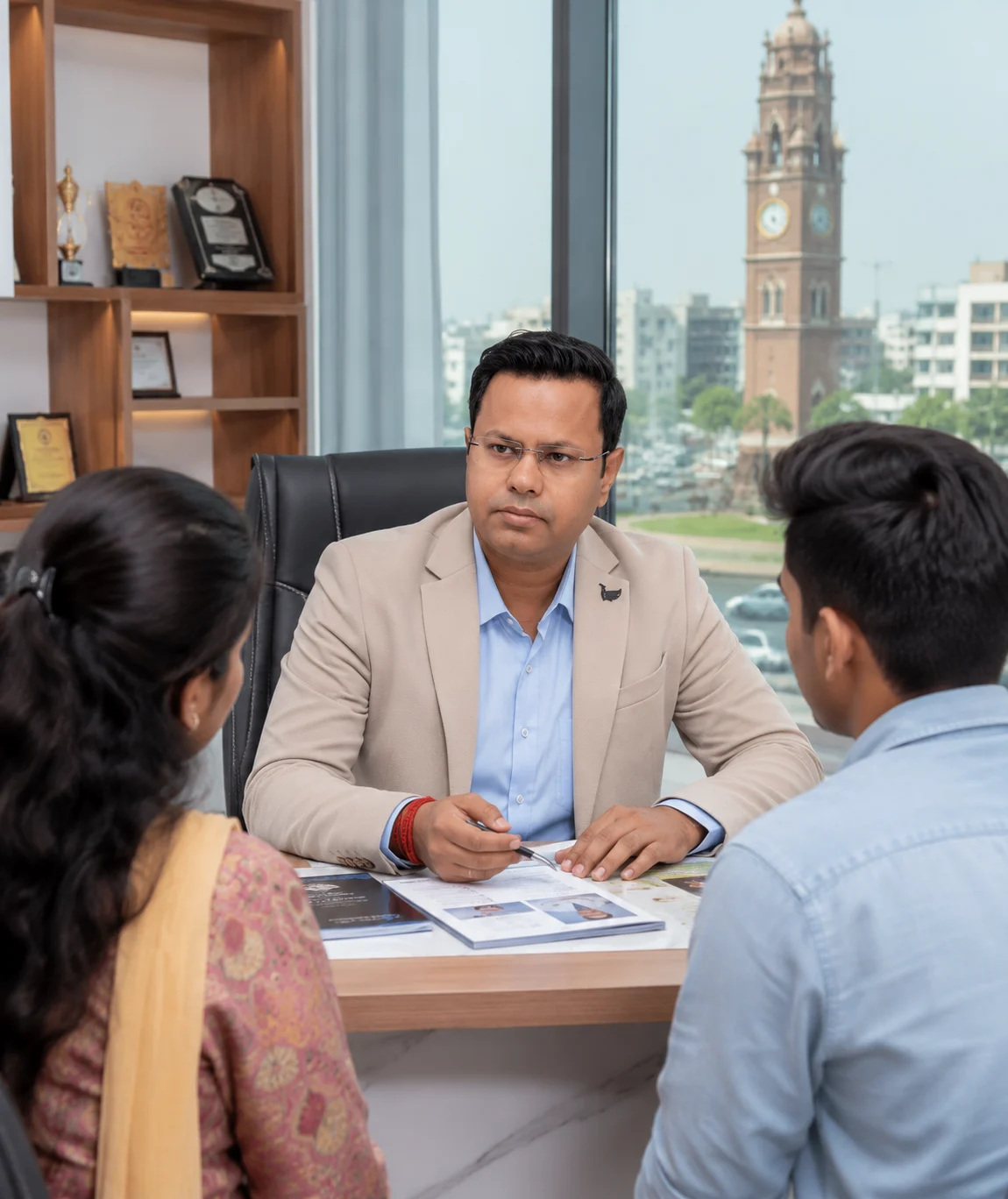 MBBS consultant in Sonipat guiding a NEET student and parents
