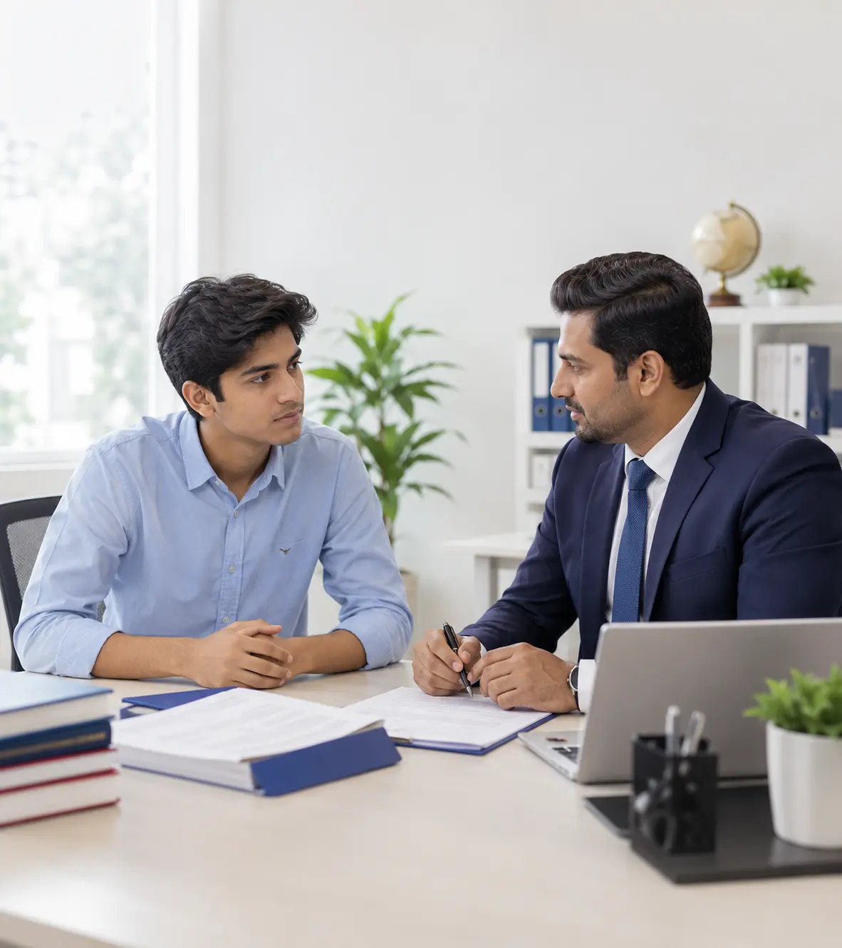 Best MBBS consultant in Faridabad counselling a student and parents