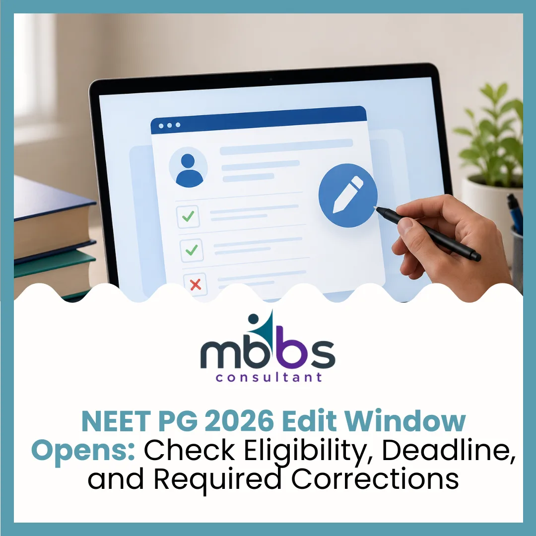 NEET PG 2026 Edit Window Opens: Check Eligibility, Deadline, and Required Corrections
